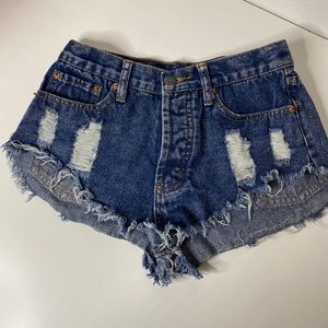 High waisted shorts
